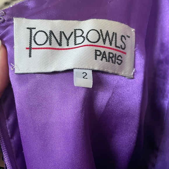 Tony Bowls Purple Prom Dress Style 113711 - Picture 12 of 12